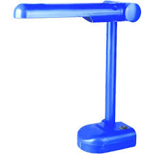 Светильник настольный Camelion KD-001 КЛЛ 220В G23 9Вт Синий фото Светильник настольный Camelion KD-001 КЛЛ 220В G23 9Вт Синий картинка